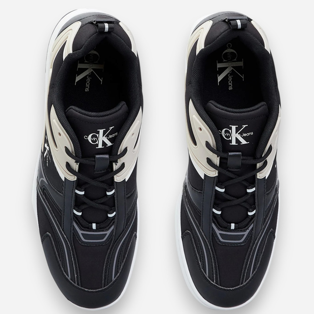 Buty sportowe męskie Calvin Klein Jeans YM0YM00993 42 Czarno-białe (8720109962024) - obraz 3