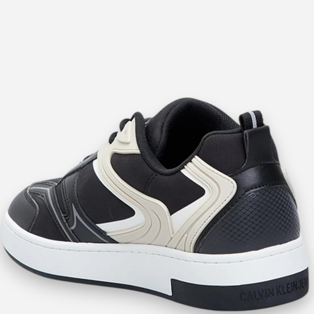 Buty sportowe męskie Calvin Klein Jeans YM0YM00993 45 Czarno-białe (8720109962055) - obraz 4