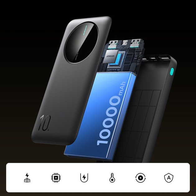 Powerbank JOYROOM JR-PBF12 10000 mAh Black (6956116713256) - obraz 12