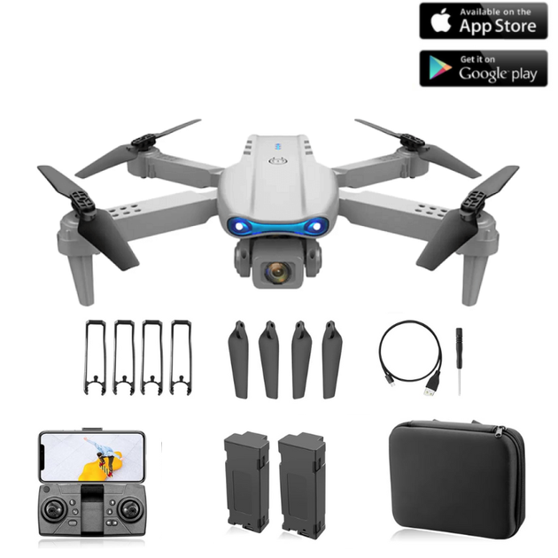 Дитячий квадрокоптер з камерою E99 Max - міні дрон для дітей HD FPV до 30 хв. польоту + 2 акумулятори - Фото 1 Дитячий квадрокоптер з камерою E99 Max - міні дрон для дітей HD FPV до 30 хв. польоту + 2 акумулятори - зображення 1
