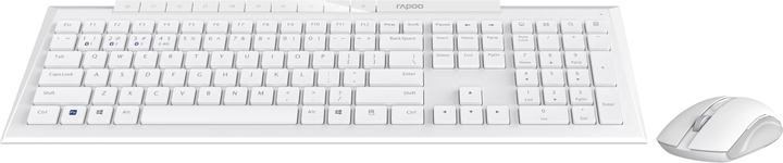 Zestaw bezprzewodowy Rapoo Multimode 8210M White (217461) - obraz 5