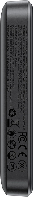 Powerbank Joyroom JR-W020 MagSafe 20 W 10000 mAh Black (6941237166388) - obraz 4