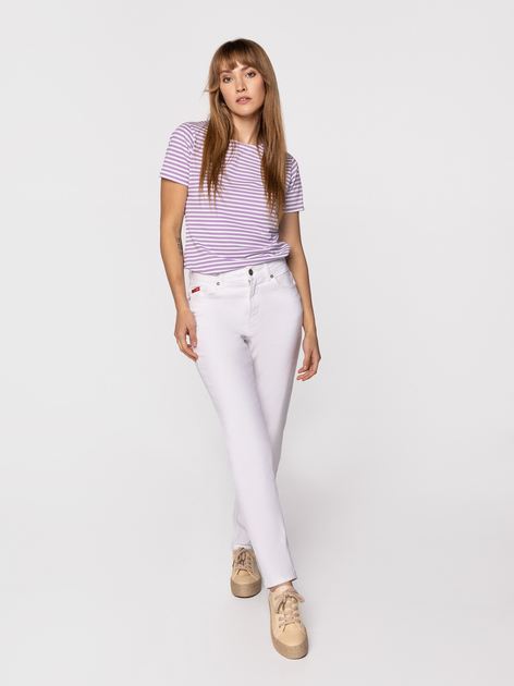 Джинси Mom`s жіночі Lee Cooper Matea-2424 27 Білі (5905991739319) - зображення 3