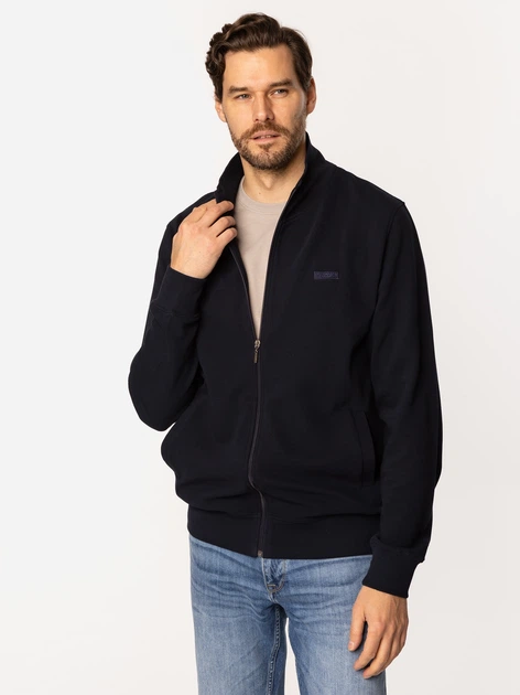 Толстовка на блискавці чоловіча Lee Cooper Edwin-5114 M Темно-синя (5905991731658) - зображення 3