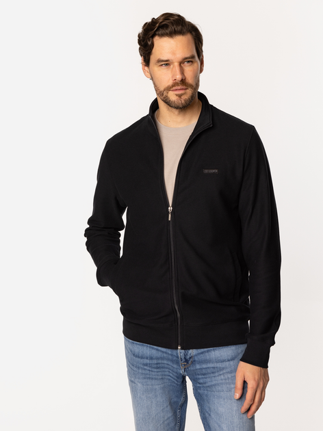 Толстовка на блискавці чоловіча Lee Cooper Efron-5130 2XL Чорна (5905991731733) - зображення 3
