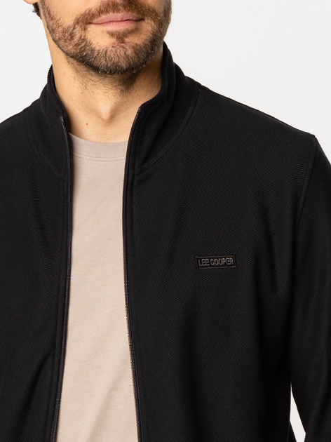 Bluza męska rozpinana streetwear Lee Cooper Efron-5130 XL Czarna (5905991731726) - obraz 4