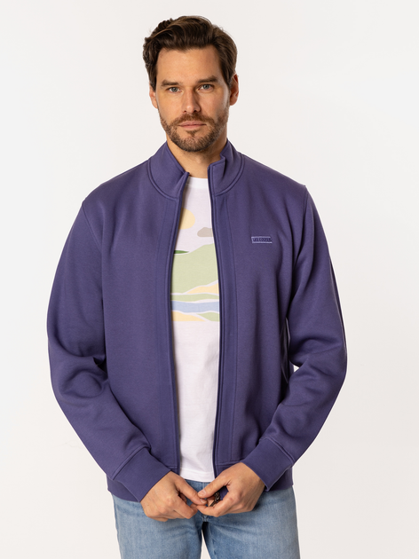 Bluza męska rozpinana streetwear Lee Cooper Elton-4200 2XL Błękitna (5905991731559) - obraz 3
