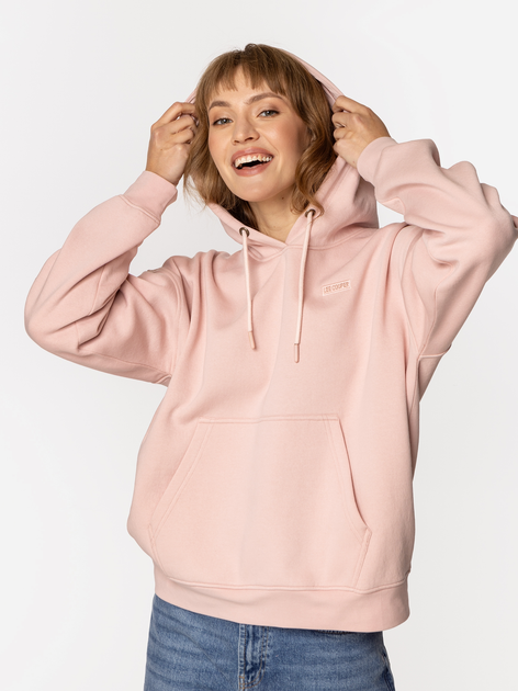 Bluza damska z kapturem kangurka Lee Cooper Tella-5622 M Różowa (5905991732143) - obraz 4