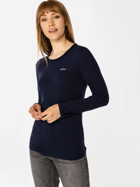 Лонгслів жіночий Lee Cooper Helia-1010 L Темно-синій (5905991710226) - зображення 3