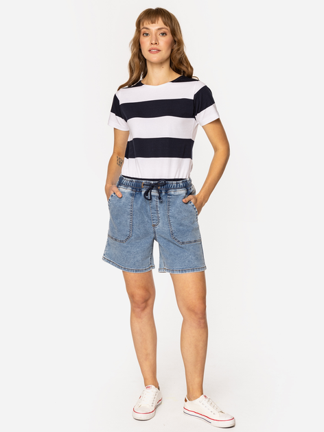 Spodenki damskie jeansowe Lee Cooper Dela-1422 S Błękitne (5905991725800) - obraz 5