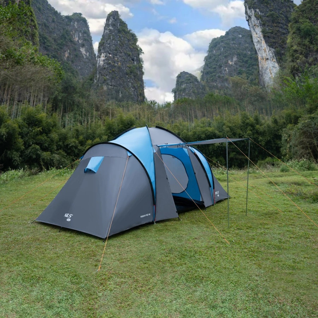 Намет Nils Camp Highland IV кемпінговий NC6431 (5907695554410) - зображення 16