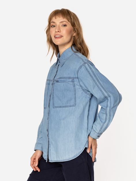 Koszula damska jeansowa Lee Cooper Parla-5015 L Błękitna (5905991737537) - obraz 3