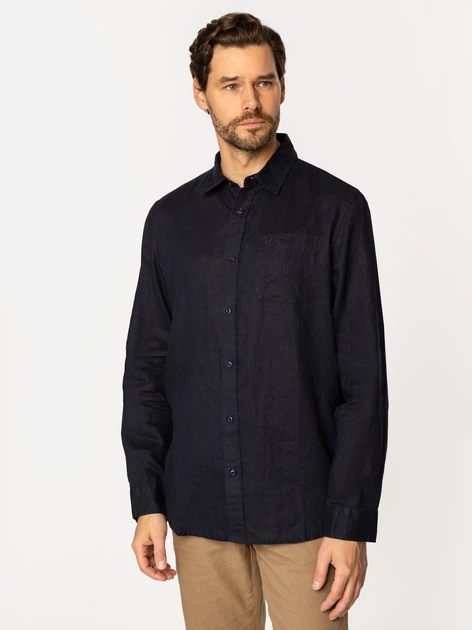 Сорочка чоловіча Lee Cooper Roger-2020 2XL Темно-синя (5905991734635) - зображення 3