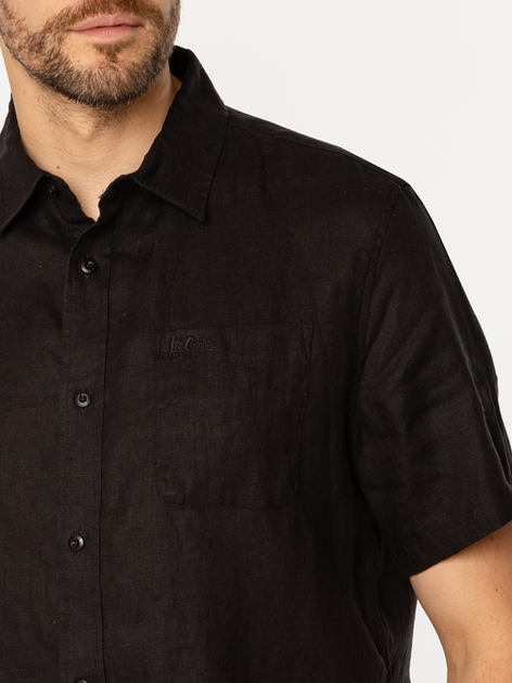 Сорочка літня чоловіча Lee Cooper Roger2-2020 XL Чорна (5905991734819) - зображення 4