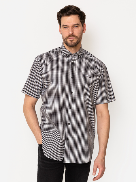Сорочка бавовняна літня чоловіча Lee Cooper New Tenby2-KL24 3XL Чорна (5905991733584) - зображення 3