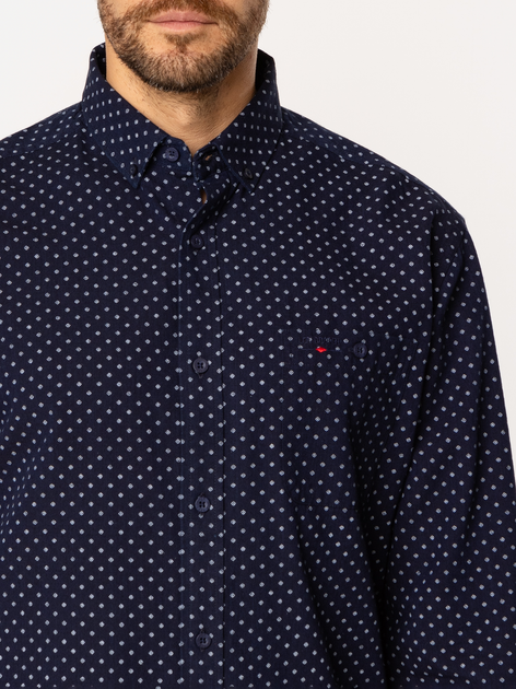Сорочка бавовняна чоловіча Lee Cooper New Tenby-KL63 3XL Темно-синя (5905991733300) - зображення 4