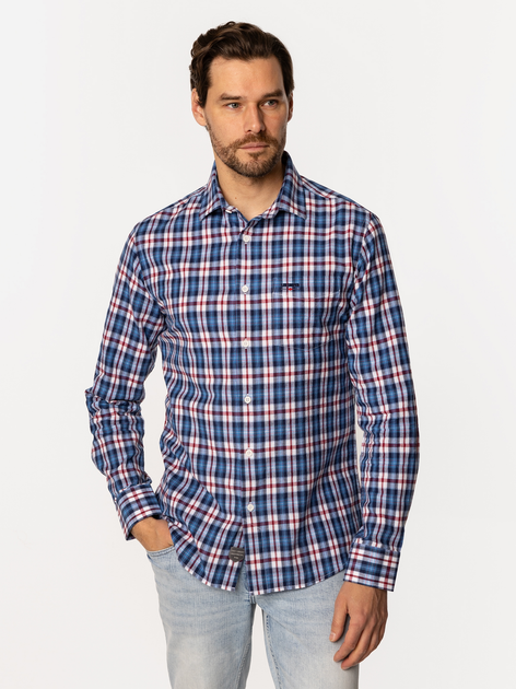 Сорочка бавовняна чоловіча Lee Cooper Windsor-Kl03 L Синя (5905991733652) - зображення 3