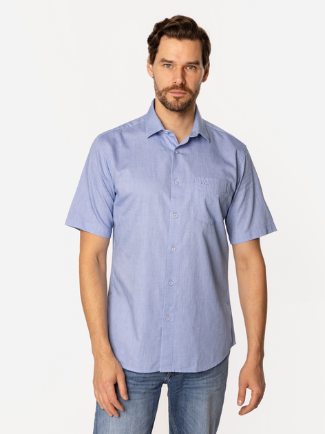 Koszula męska bawełniana z krótkim rękawem Lee Cooper Windsor2-Ml65 M Błękitna (5905991733386) - obraz 3