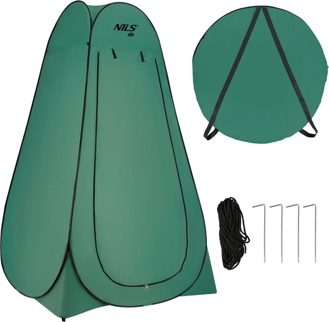 Namiot przebieralnia NILS CAMP NC1706 Green (5907695548631) - obraz 3