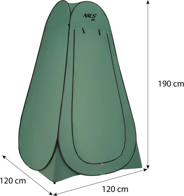 Namiot przebieralnia NILS CAMP NC1706 Green (5907695548631) - obraz 4