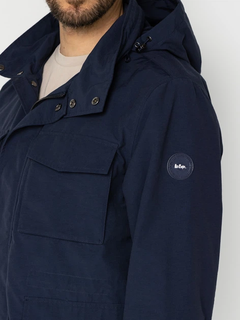 Kurtka przejściowa męska z kapturem Lee Cooper Omar-31 L Granatowa (5905991732846) - obraz 6