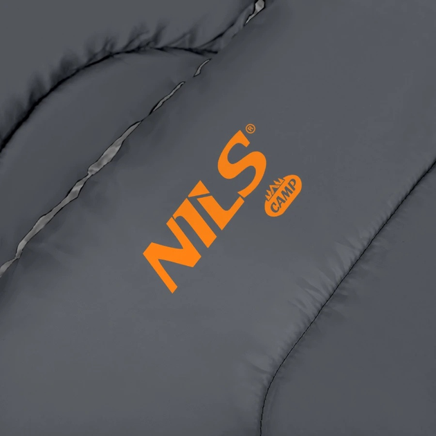 Спальний мішок Nils Camp NC2008 Розмір L Anthracite-Orange (5907695544749) - зображення 8
