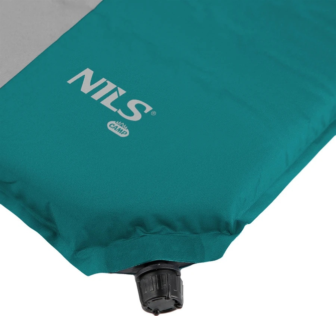 Mata samopompująca Nils Camp NC4340 Turquoise-Grey (5907695544527) - obraz 4
