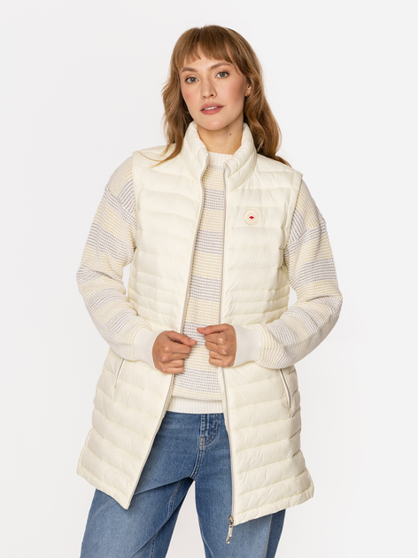Куртка демісезонна подовжена з капюшоном жіноча Lee Cooper Velma-2500 S Бежева (5905991733034) - зображення 5