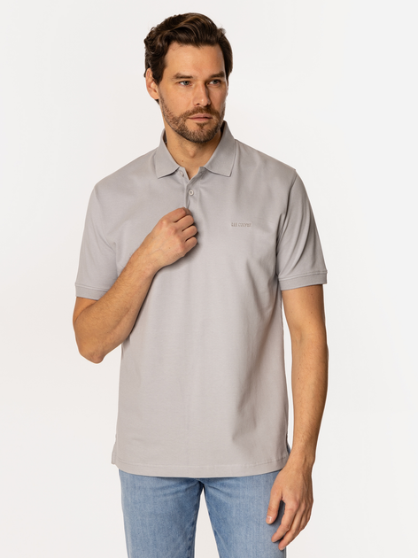 Поло довге чоловіче Lee Cooper Teo-5051 2XL Сіре (5905991730460) - зображення 3