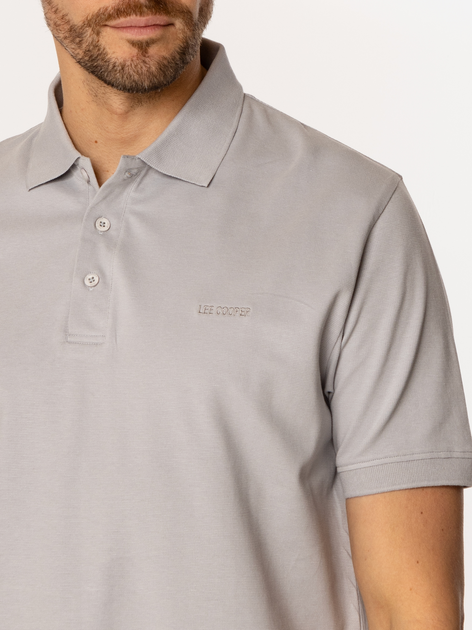 Koszulka polo męska Lee Cooper Teo-5051 M Szara (5905991730439) - obraz 4
