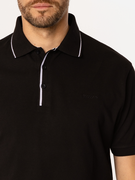Koszulka polo męska Lee Cooper Tiziano-5010 XL Czarna (5905991730217) - obraz 4