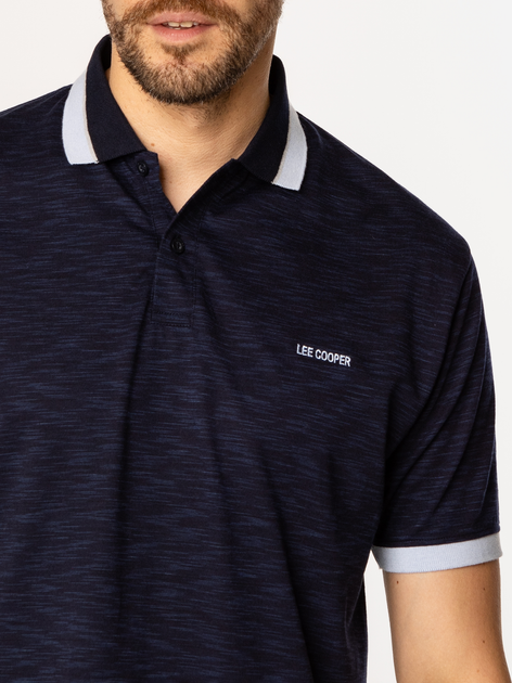 Поло довге чоловіче Lee Cooper Tod-5004 XL Темно-синє (5905991730088) - зображення 4