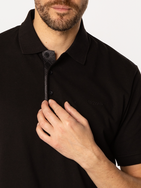 Koszulka polo męska Lee Cooper Torre-5006 XL Czarna (5905991730125) - obraz 4