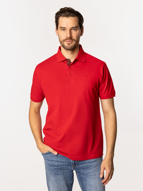 Koszulka polo męska Lee Cooper Tracy-5006 L Czerwona (5905991730927) - obraz 3
