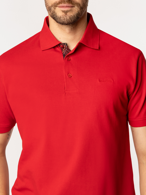 Koszulka polo męska Lee Cooper Tracy-5006 L Czerwona (5905991730927) - obraz 4