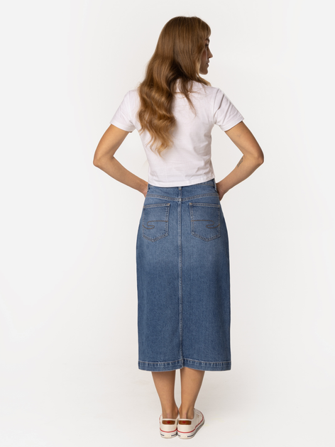 Spódnica damska midi jeansowa Lee Cooper Eva-3122 S Błękitna (5905991739043) - obraz 4