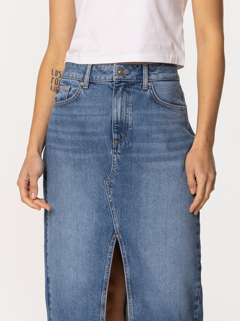 Spódnica damska midi jeansowa Lee Cooper Eva-3122 L Błękitna (5905991739050) - obraz 5