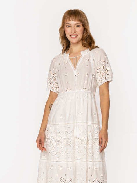 Sukienka damska midi letnia Lee Cooper Coria-8283 XL Biała (5905991737247) - obraz 4