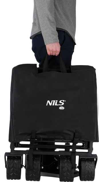 Wózek turystyczny Nils Camp 160L NC1608 Black (5907695557527) - obraz 10