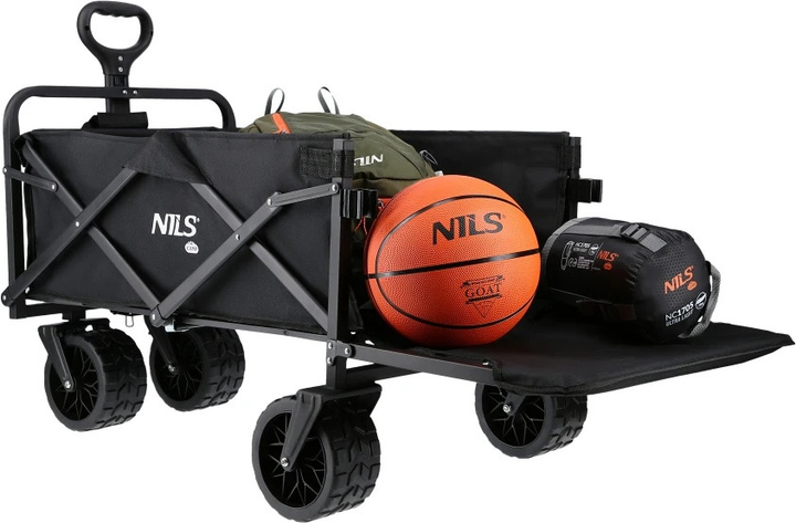 Wózek turystyczny Nils Camp 160L NC1608 Black (5907695557527) - obraz 11