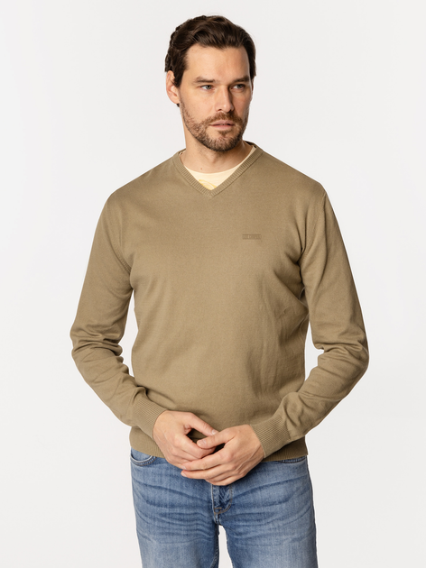 Джемпер чоловічий Lee Cooper Adam Organic 2XL Хакі (5905991722830) - зображення 3