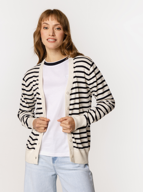 Кардиган жіночий Lee Cooper Seia-5904 L Білий/Чорний (5905991732419) - зображення 3