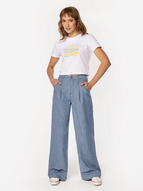 Jeansy damskie szerokie Lee Cooper Ariana-1946 27-30 Błękitne (5905991740377) - obraz 3