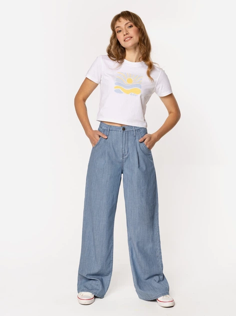 Jeansy damskie szerokie Lee Cooper Ariana-1946 27-32 Błękitne (5905991740384) - obraz 5