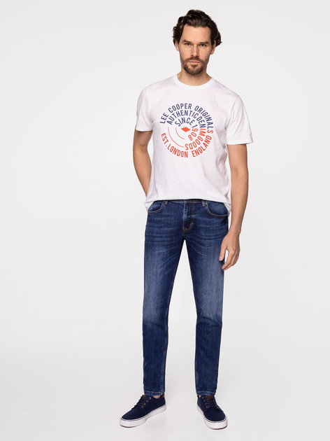 Jeansy slim fit męskie Lee Cooper Denzel-2287 33-30 Granatowe (5905991740834) - obraz 3