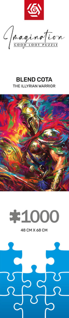Puzzle GOOD LOOT Imagination Puzzle: Blend Cota The Illyrian Warrior 1000 elementów (5908305249665) - obraz 6