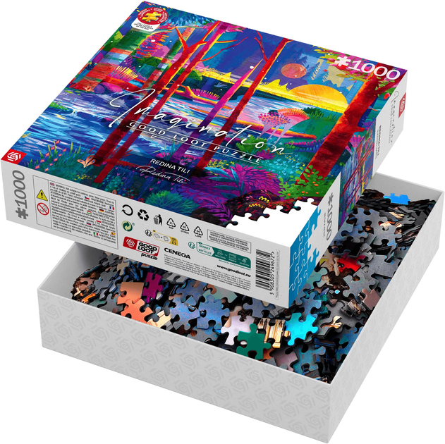 Puzzle GOOD LOOT Imagination Puzzle: Redina Tili Sleeping Giants 1000 elementów (5908305249672) - obraz 7