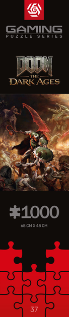 Puzzle GOOD LOOT Doom The Dark Ages Slayer's Rage 1000 elementów (5908305249771) - obraz 4