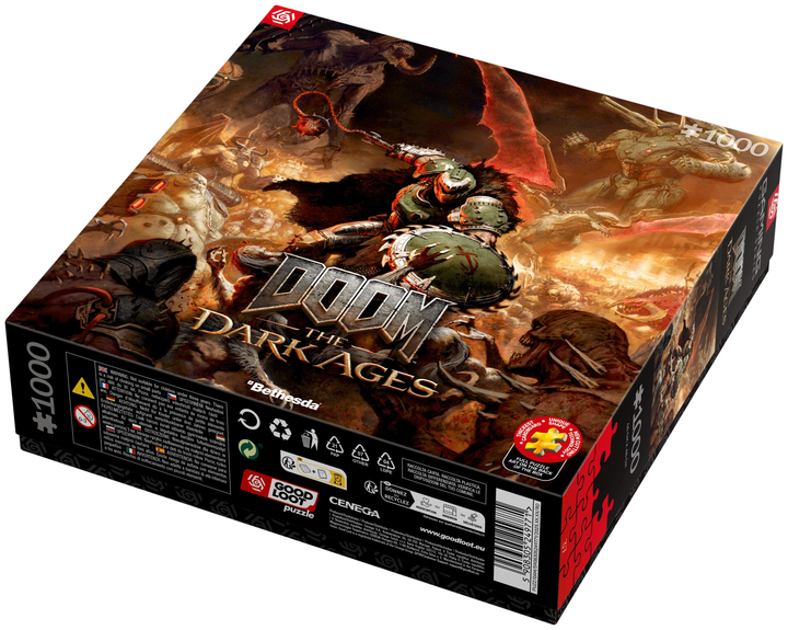 Puzzle GOOD LOOT Doom The Dark Ages Slayer's Rage 1000 elementów (5908305249771) - obraz 6