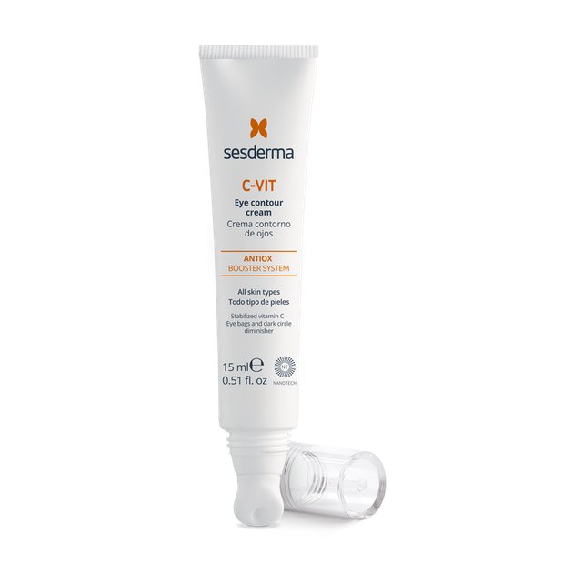 Крем для контура вокруг глаз с витамином C SesDerma C-Vit Ceramic Eye Contour Cream 15 мл - изображение 2